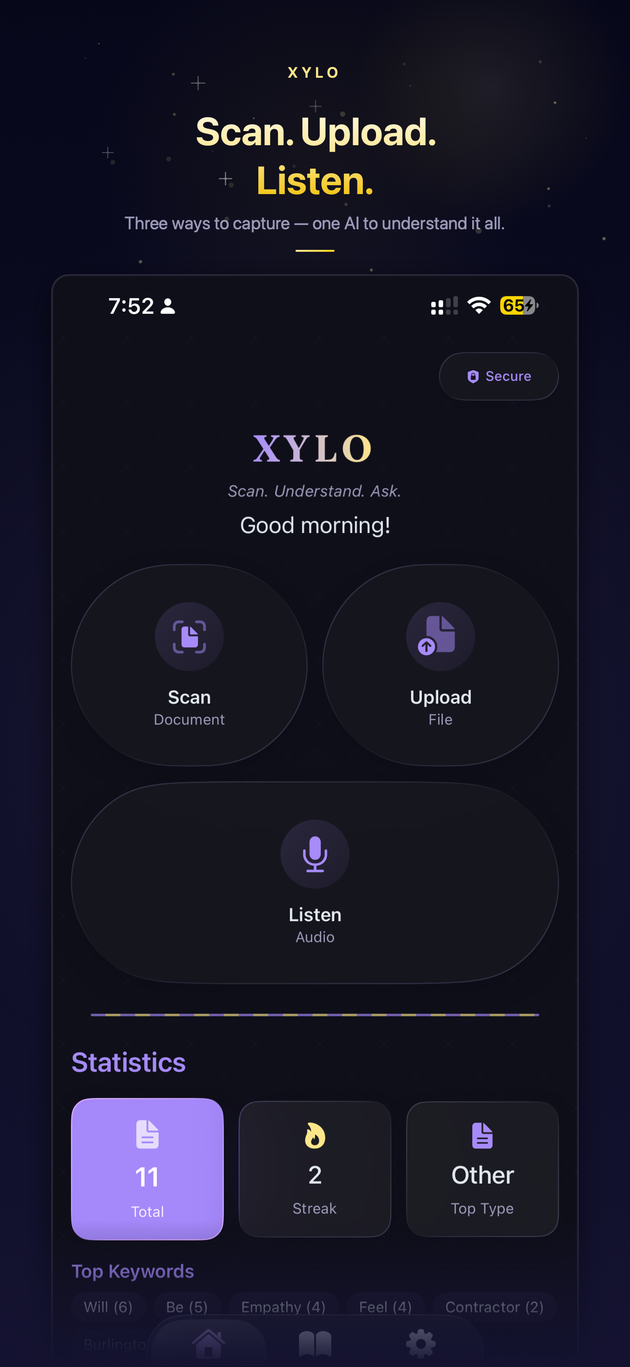 XYLO App Interface