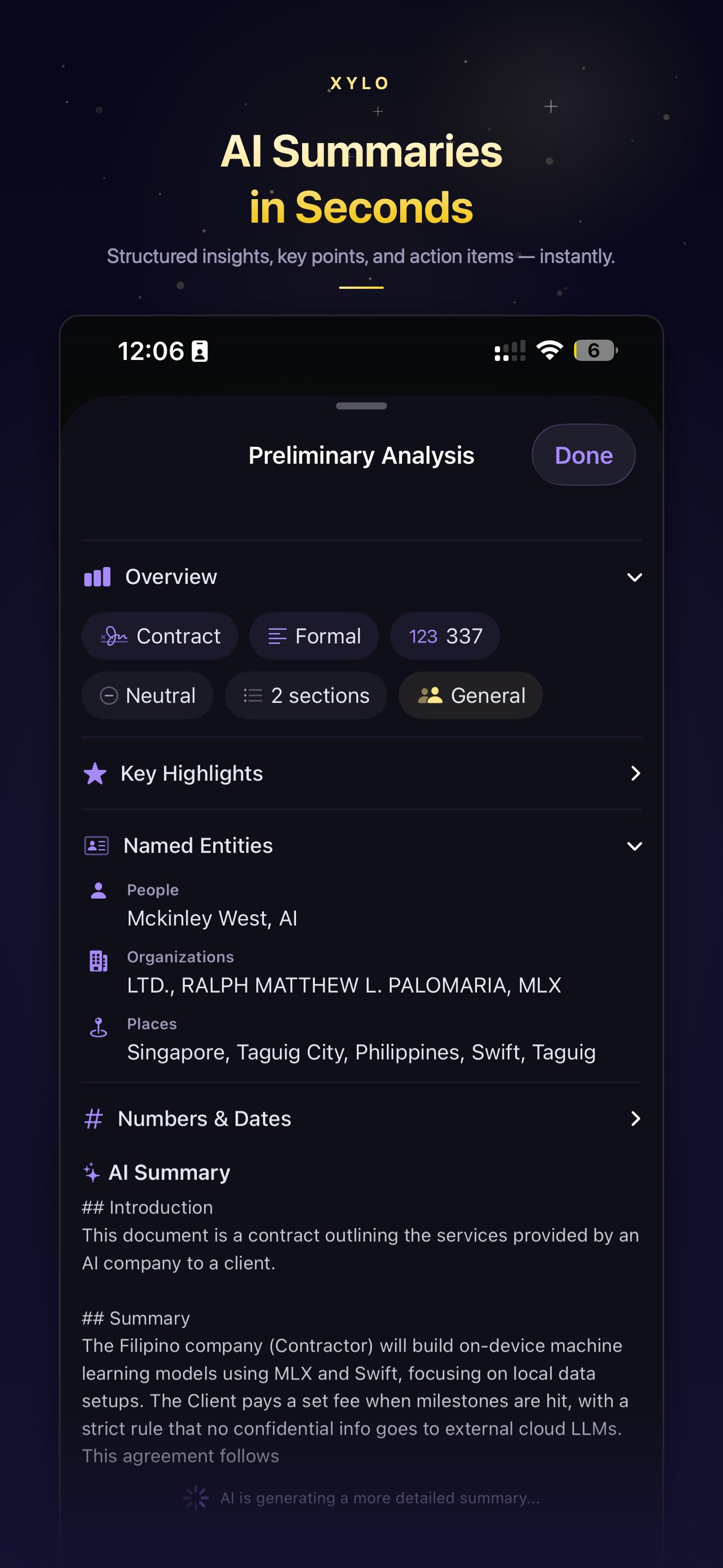 AI Summaries