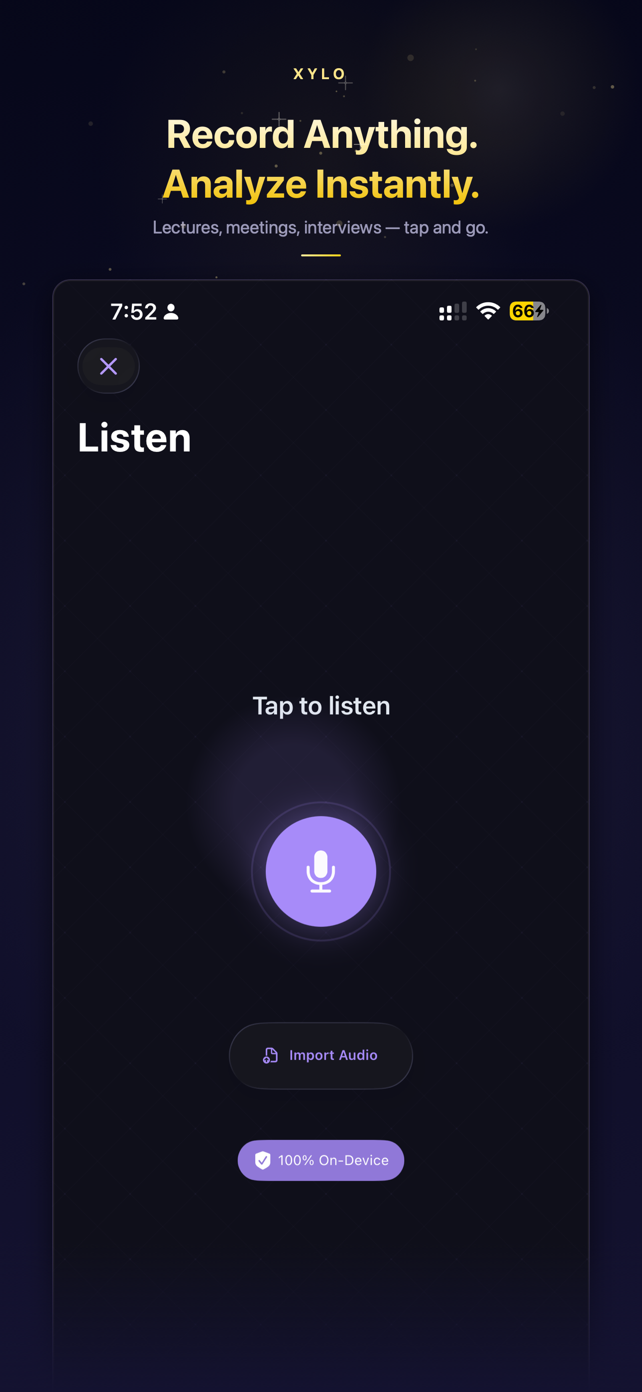 Audio Recording
