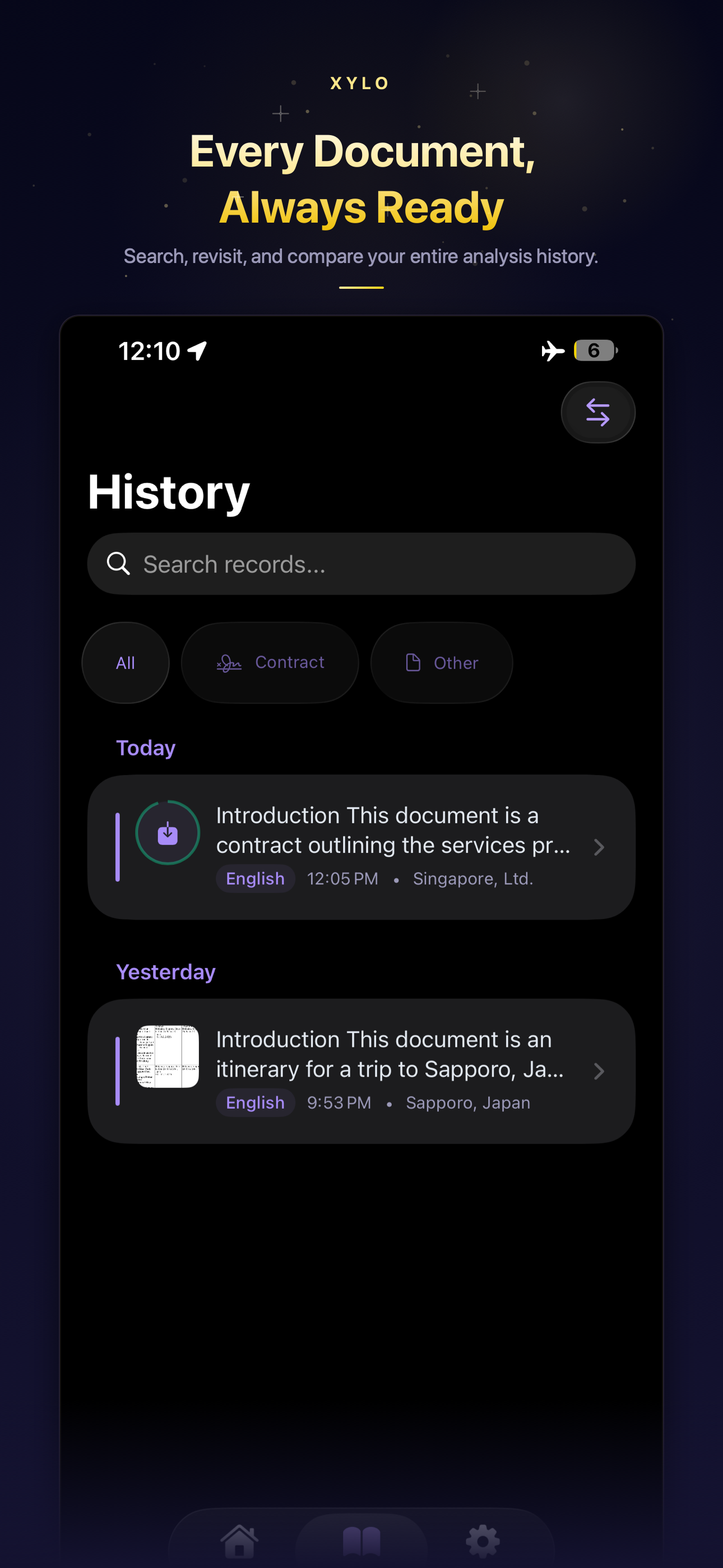 History View